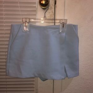 Baby blue skort